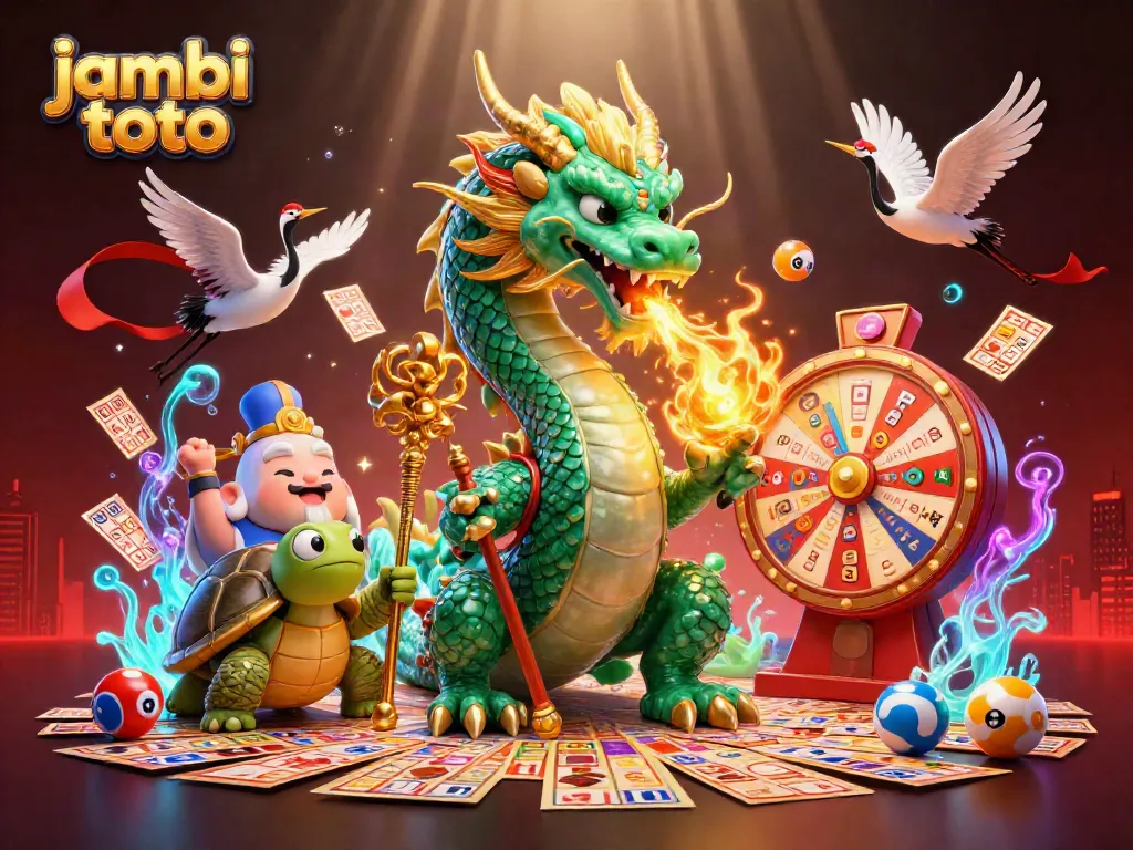 Engage with jambi toto's vibrant lottery experience featuring dynamic characters and game elements.